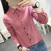 Női kockás ing négy színben