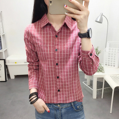 Női kockás ing négy színben