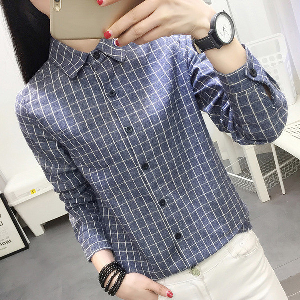 Női kockás ing négy színben