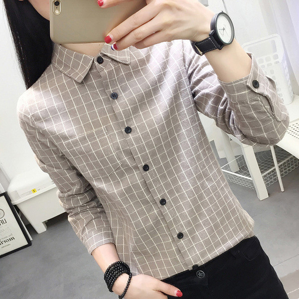 Női kockás ing négy színben