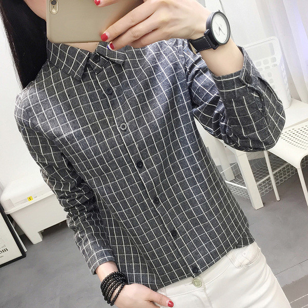 Női kockás ing négy színben