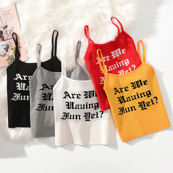 Дамски ежедневен потник с надписи в няколко цвята