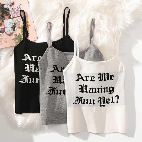 Дамски ежедневен потник с надписи в няколко цвята