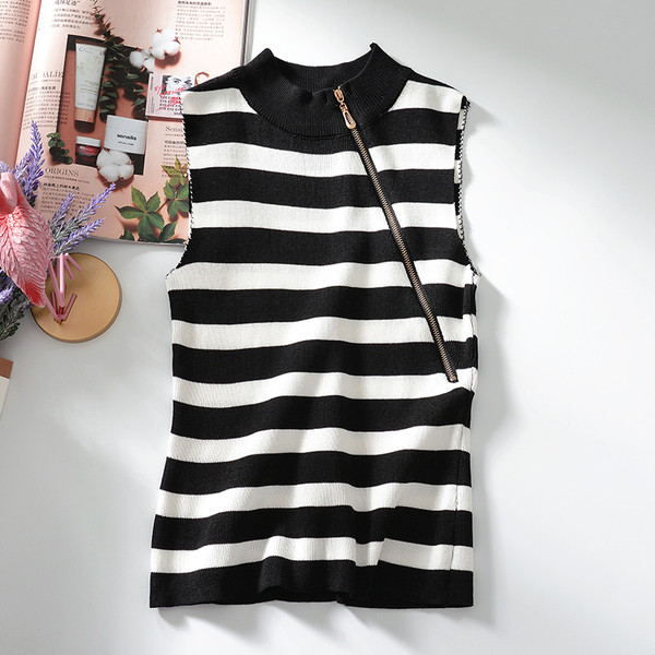 Maieu modern de dama cu fermoar lateral in mai multe culori