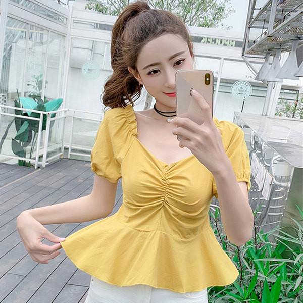 Modern női rugalmas blúz több színben