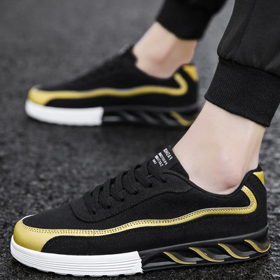 Férfi tornacipők érdekes modellekben fekete, szürke és piros színben