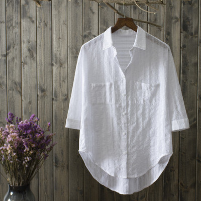 Alkalmi női csíkos ing három színben