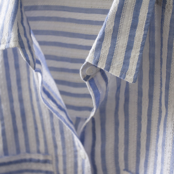 Alkalmi női csíkos ing három színben