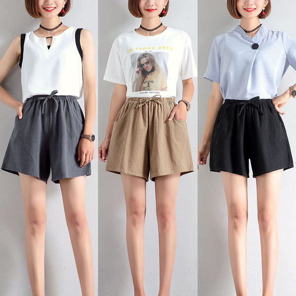 Pantaloni scurți moderni de damă în cinci culori