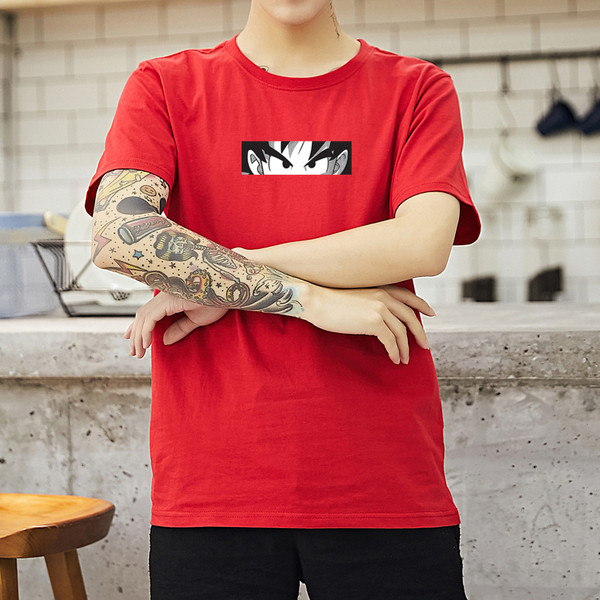 Tricou modern pentru bărbați cu aplicație în patru culori