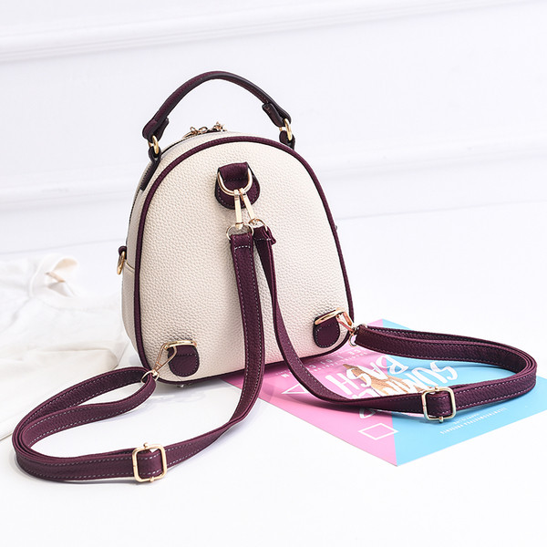 Rucsac de damă de zi cu zi cu mâner de umăr în mai multe culori