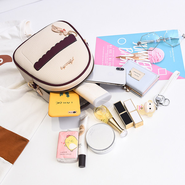 Rucsac de damă de zi cu zi cu mâner de umăr în mai multe culori