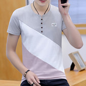 Aktuális férfi póló gombokkal és emblémával három színben