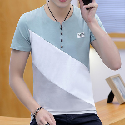 Aktuális férfi póló gombokkal és emblémával három színben