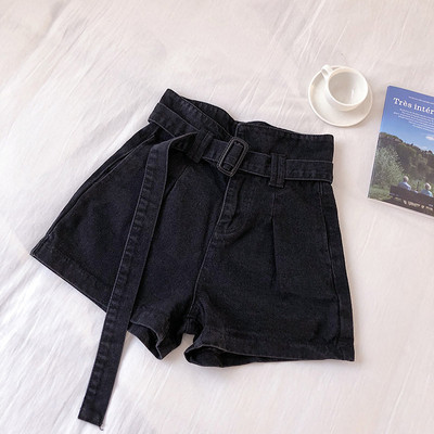 Stílusos női farmer magas derékkal és övvel, két színben