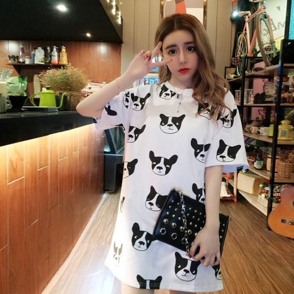 Alkalmi női ruha fehér és rövid ujjú