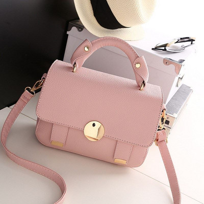 Modern női táska rövid és hosszú füllel, két színben, öko bőrből