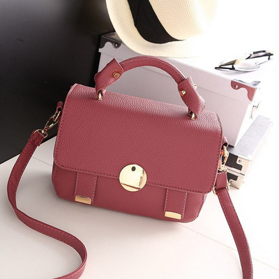 Modern női táska rövid és hosszú füllel, két színben, öko bőrből