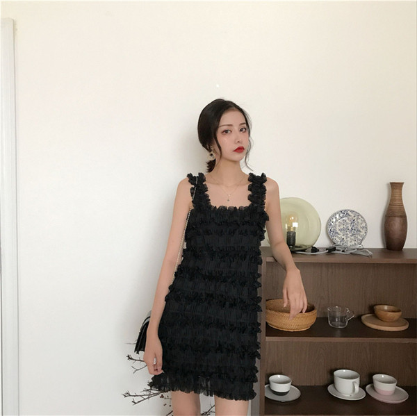 Rochie moderna de dama in doua culori cu bretele