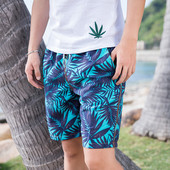 Férfi fürdőruha virágos motívumokkal