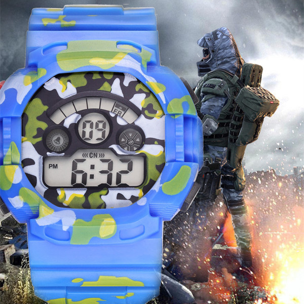 Ceas de bărbați rezistent la apă cu curea din silicon și culori diferite