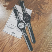 Ceas sport pentru barbati cu curea din silicon in doua culori