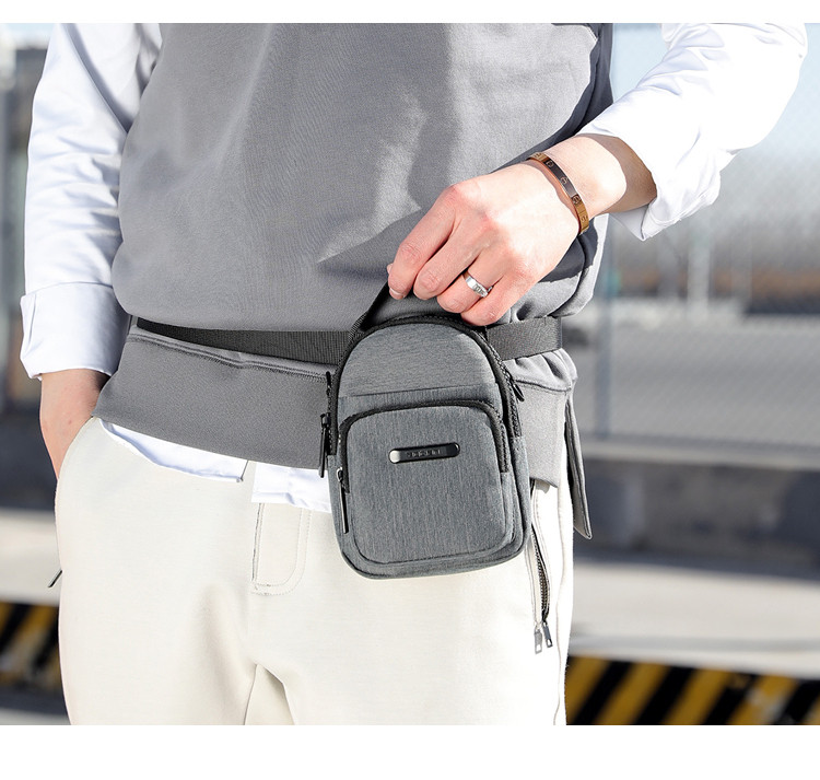 Geanta de zi cu zi pentru barbati cu fermoar in trei culori