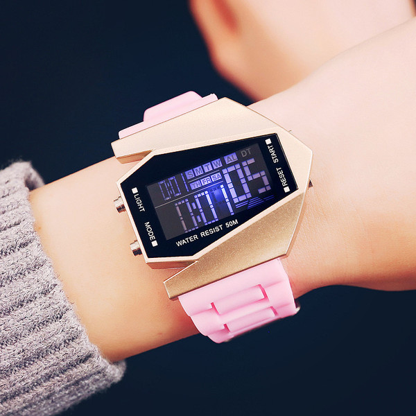 Νέο μοντέλο αρσενικό ρολόι με λουρί σιλικόνης σε διάφορα χρώματα