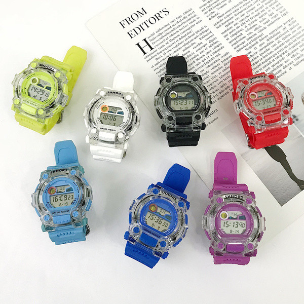 Modern karóra férfiak és nők számára, különböző színekben