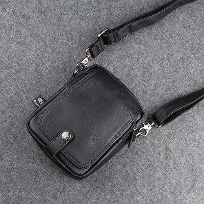 Öko bőrből készült férfi kistáska három színben