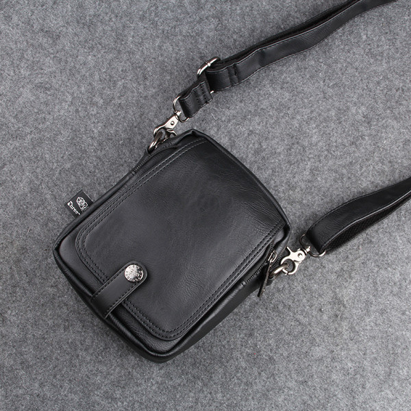 Öko bőrből készült férfi kistáska három színben