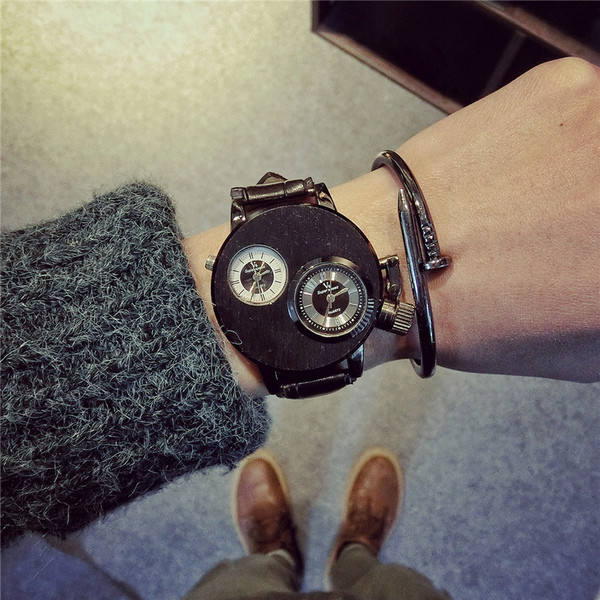 Stílusos férfi fém karóra különböző színekben