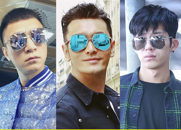 Stílusos férfi napszemüveg több színben