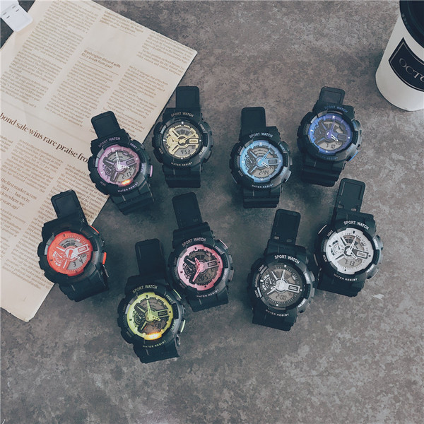 Sport férfi vízálló karóra több színben