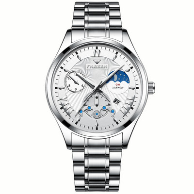 Мъжки ежедневен водоустойчив часовник с метална каишка