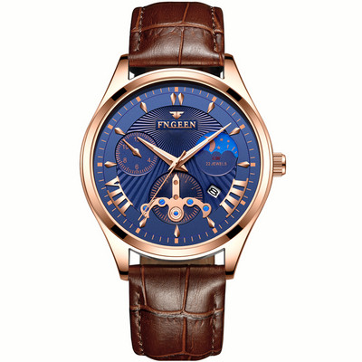 Мъжки ежедневен водоустойчив часовник с метална каишка