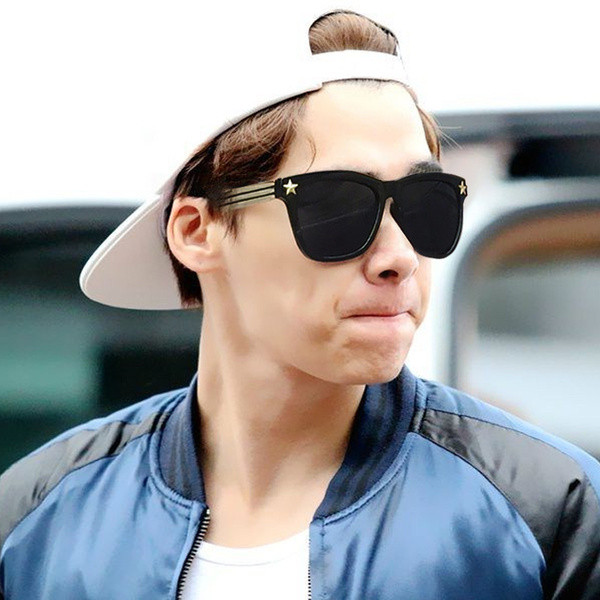 Ochelari de soare casual pentru bărbați în negru