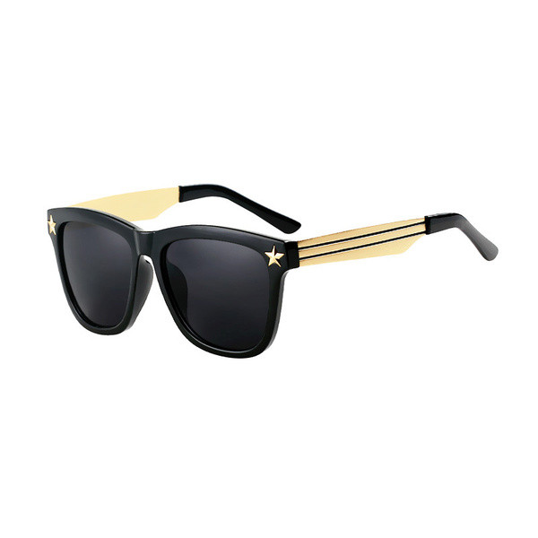 Ochelari de soare casual pentru bărbați în negru