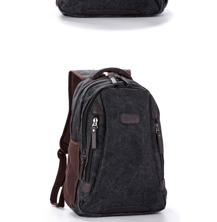 Rucsac zilnic pentru bărbați cu emblemă în două culori