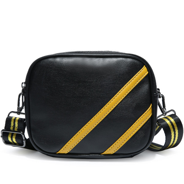 Μοντέρνα δερμάτινη τσάντα ανδρών σε τρία χρώματα