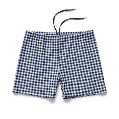 Модерни мъжки карирани бански в два цвята