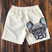 Modern férfi fürdőruha rátéttel több színben