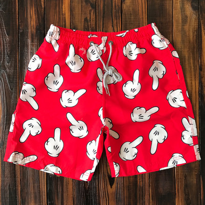 Modern férfi fürdőruha rátéttel több színben