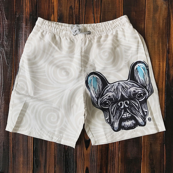 Modern férfi fürdőruha rátéttel több színben