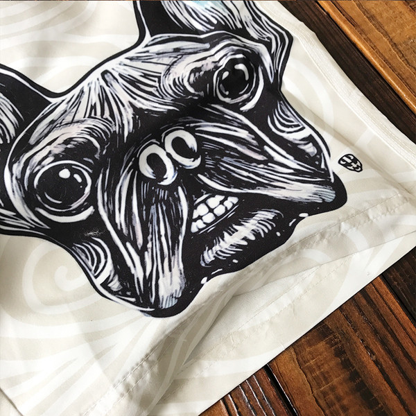 Modern férfi fürdőruha rátéttel több színben