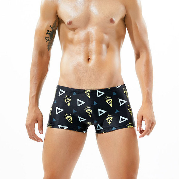 Costum de baie modern pentru bărbați cu aplicație mai multe modele