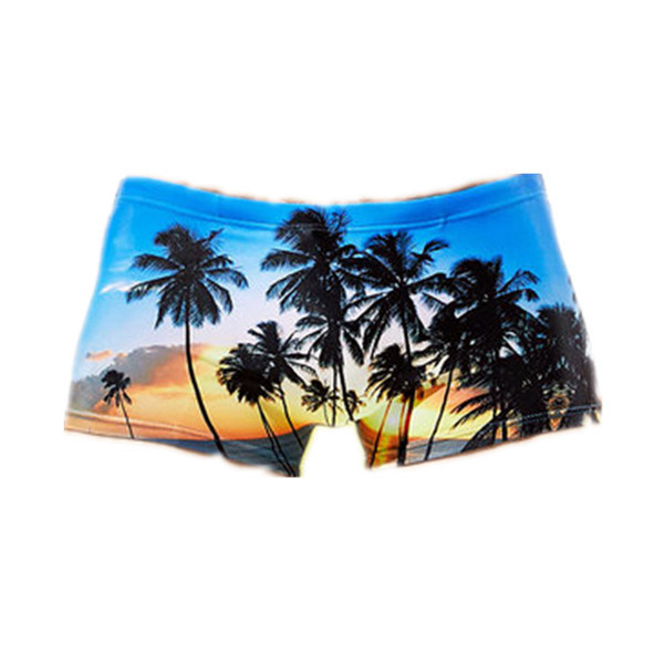 Costum de baie modern pentru bărbați cu aplicație mai multe modele