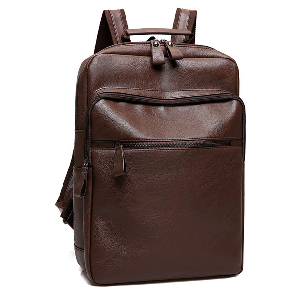 Rucsac modern pentru bărbați în negru și maro