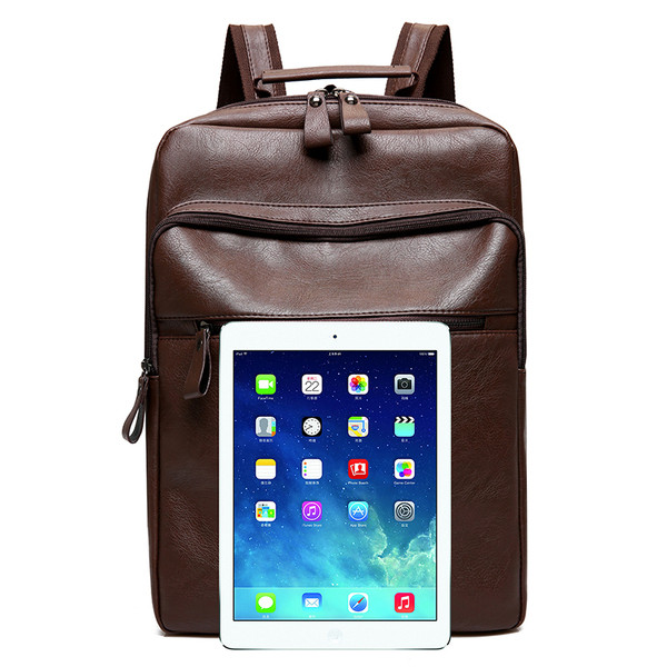 Rucsac modern pentru bărbați în negru și maro