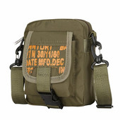 Férfi mindennapi táska két színben felirattal